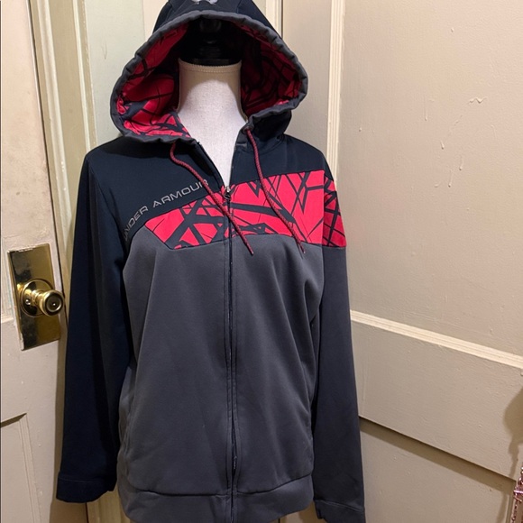 Under Armour Other - Under Armour Black and Red Graphic Hoodie